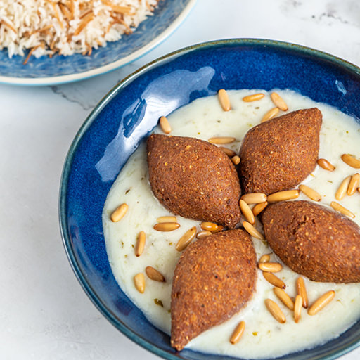 Kibbeh bil Laban & Rice